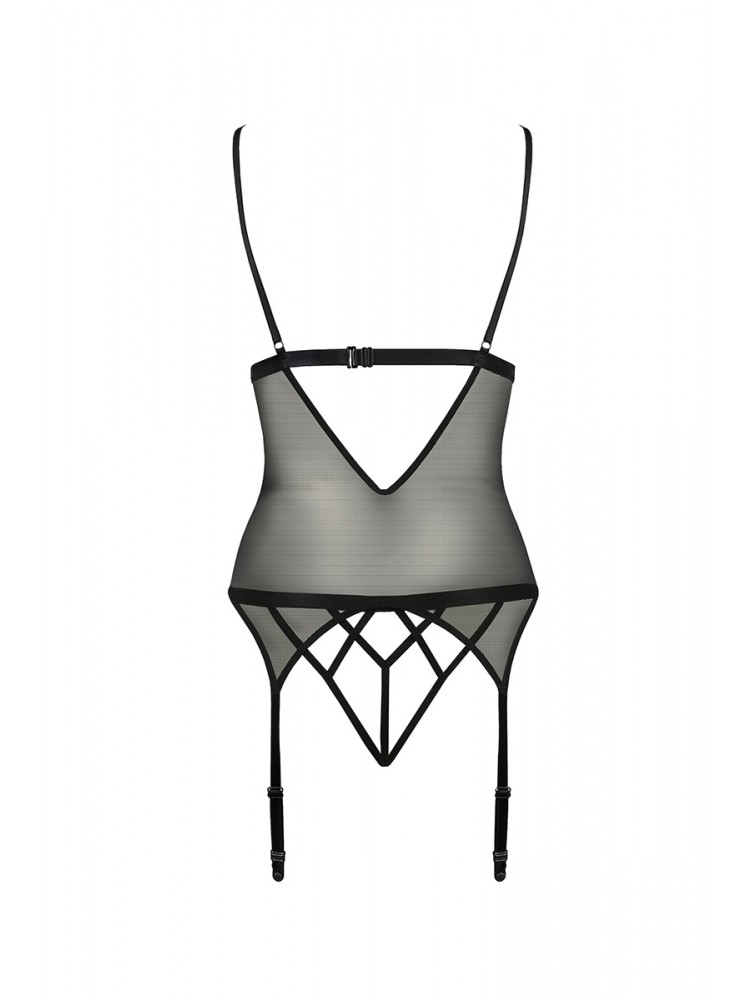 Guêpière Seins-nus Noir Dentelle - Lingerie Coquine Passion Lingerie - Neuf Avec étiquettes