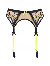 Porte-jarretelles chair et fluo V-10142 - Axami