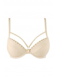 Soutien-gorge push-up beige V-10341 - Axami